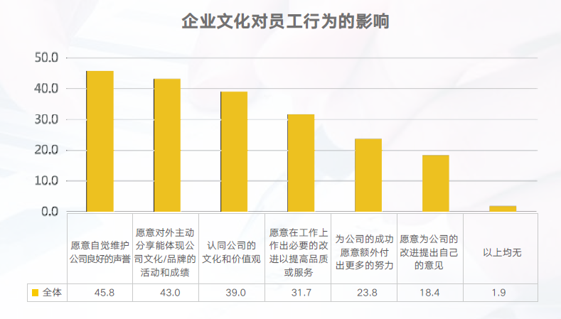 企业文化的影响