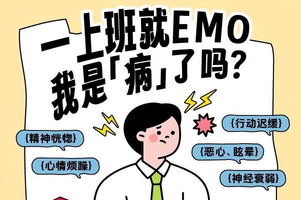 中智EAP | 职场解压站：一上班就EMO，我是病了吗？