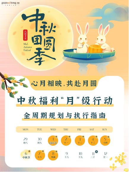 中秋福利全周期规划与执行指南，助力HR交出“暖心又吸睛”的福利答卷！